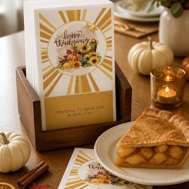Happy Thanksgiving Napkin (Creator Uploaded)