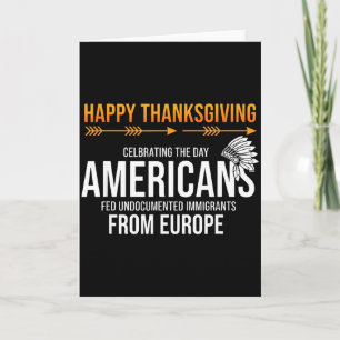 Happy Thanksgiving, Native American Truth_ America Card