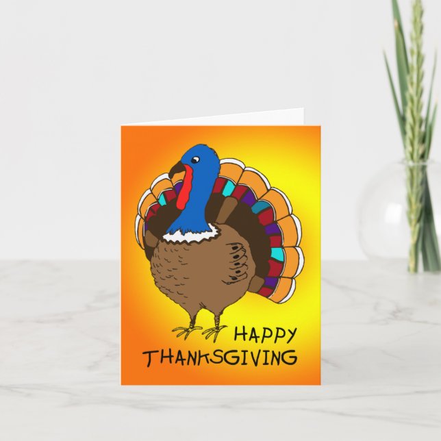Happy Thanksgiving Note Card (Front)