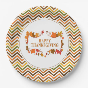 Happy Thanksgiving Paper Plate
