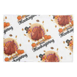 Happy Thanksgiving Pillowcase