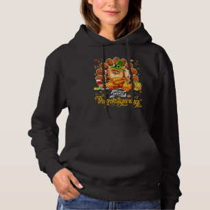 Happy Thanksgiving Pomeranian  Costume Turkey Pump Hoodie