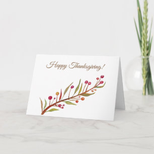 Happy Thanksgiving Postcard