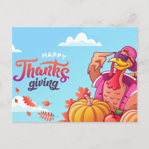 Happy Thanksgiving Postcard