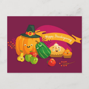 Happy Thanksgiving  Postcard