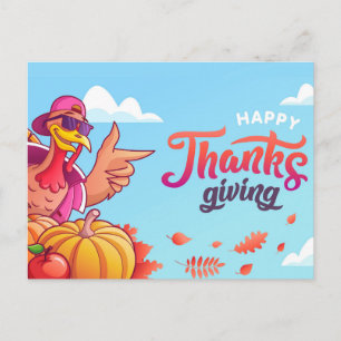 Happy Thanksgiving Postcard