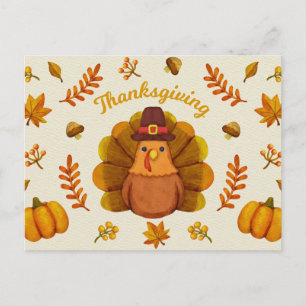 Happy Thanksgiving Postcard