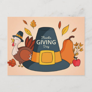 Happy Thanksgiving Postcard