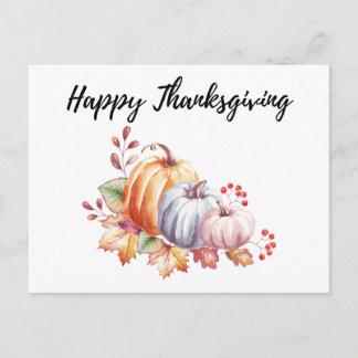Happy Thanksgiving Postcard