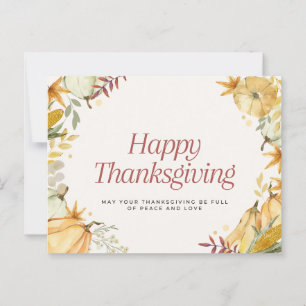 Happy thanksgiving  postcard