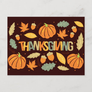 Happy Thanksgiving Postcard