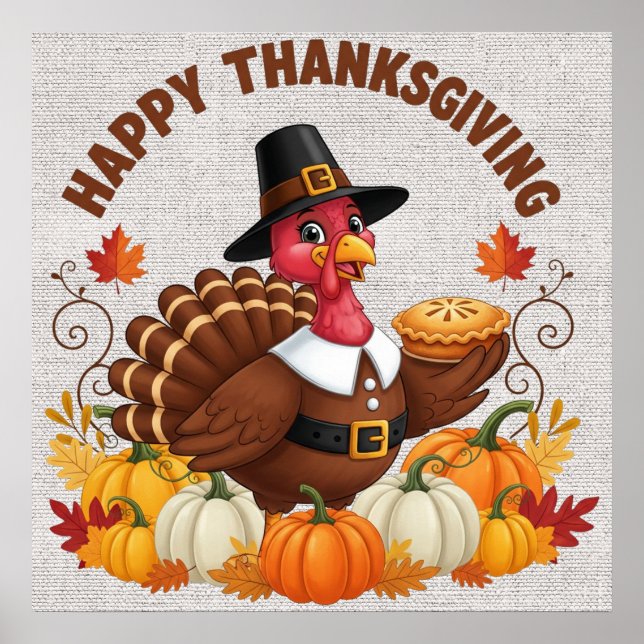 Happy Thanksgiving Poster (Front)