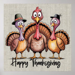Happy Thanksgiving Poster