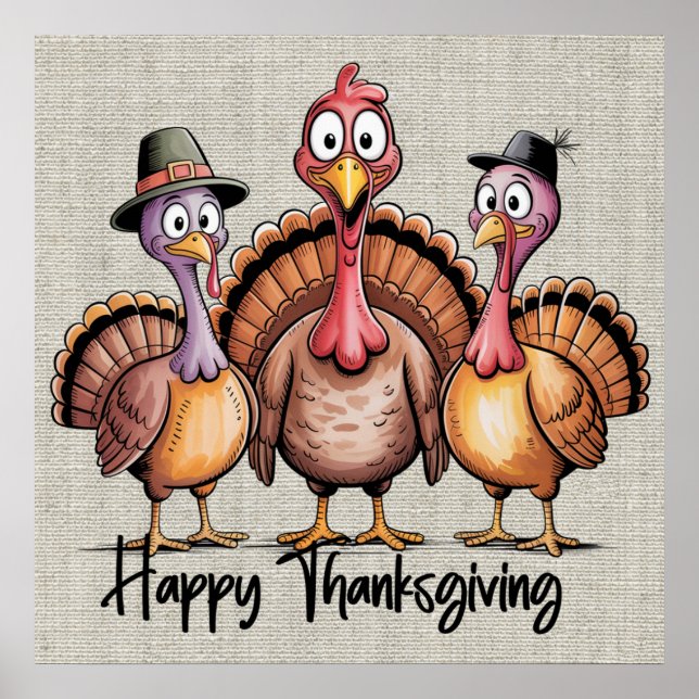 Happy Thanksgiving Poster (Front)