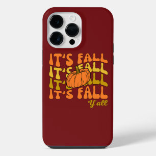 Happy Thanksgiving Quote It's Fall Y'all iPhone 14 Pro Max Case