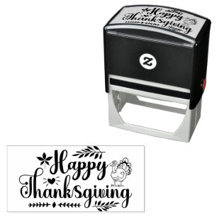 Happy Thanksgiving Self-inking Stamp