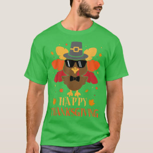 Happy Thanksgiving Shirts for Boys Girls Kids Pilg