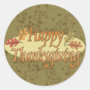 Happy Thanksgiving Stickers