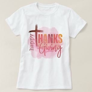 Happy Thanksgiving Sweatshirt Cozy Fall Apparel T-Shirt