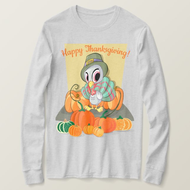 Happy Thanksgiving T-Shirt (Design Front)