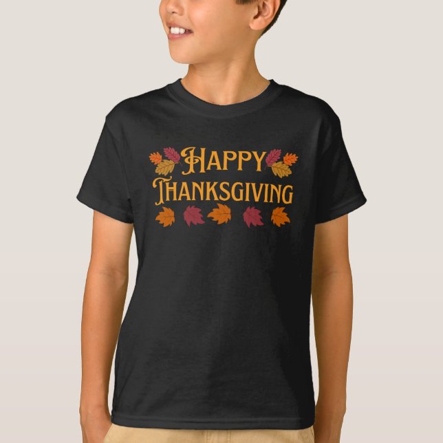 Happy Thanksgiving T-Shirt (Front)