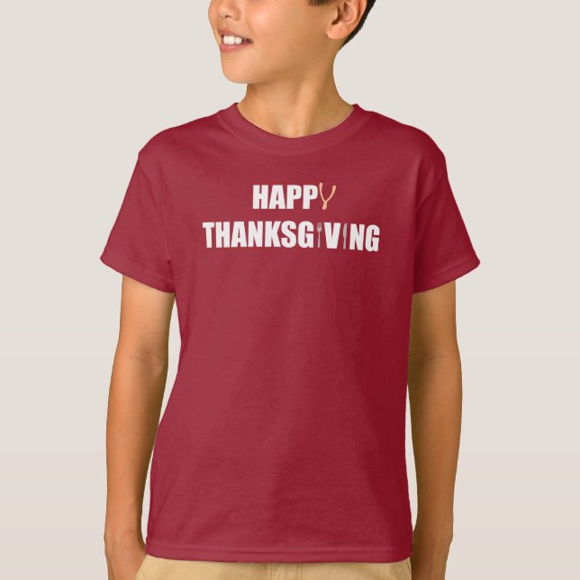 Happy Thanksgiving T-Shirt (Front)