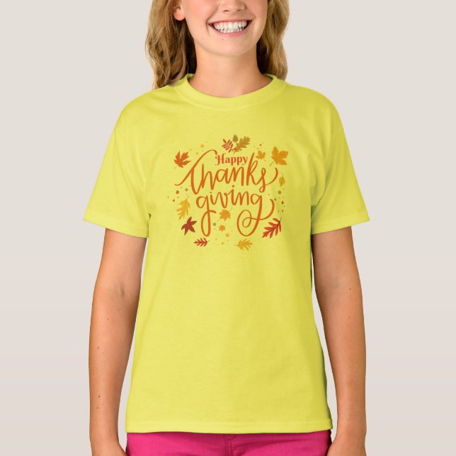 Happy Thanksgiving  T-Shirt (Front)