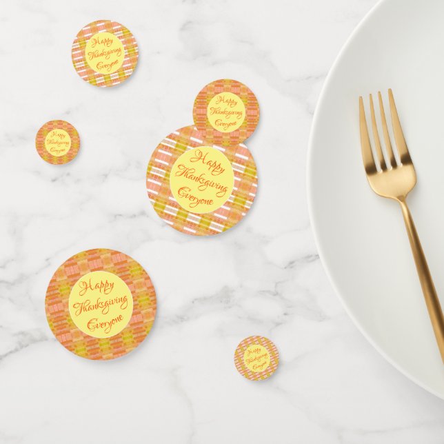 Happy Thanksgiving Table Confetti (Group)