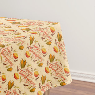 Happy Thanksgiving Tablecloth