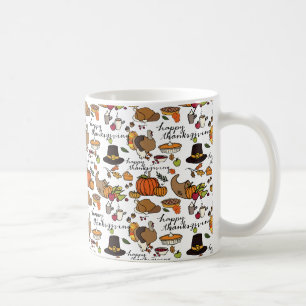 Happy Thanksgiving Themed Mug