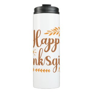 Happy Thanksgiving Thermal Tumbler