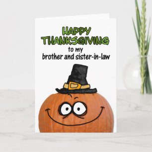 Happy Thanksgiving to my Brother and Sister-in-law Holiday Card