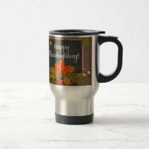 happy thanksgiving travel mug
