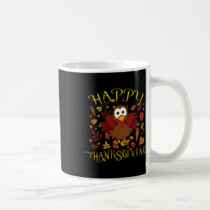 Happy Thanksgiving Turkey Coffee Mug