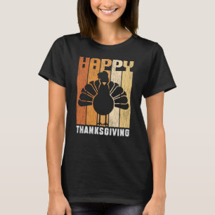 Happy Thanksgiving Turkey Day Family Kids Pajama T-Shirt