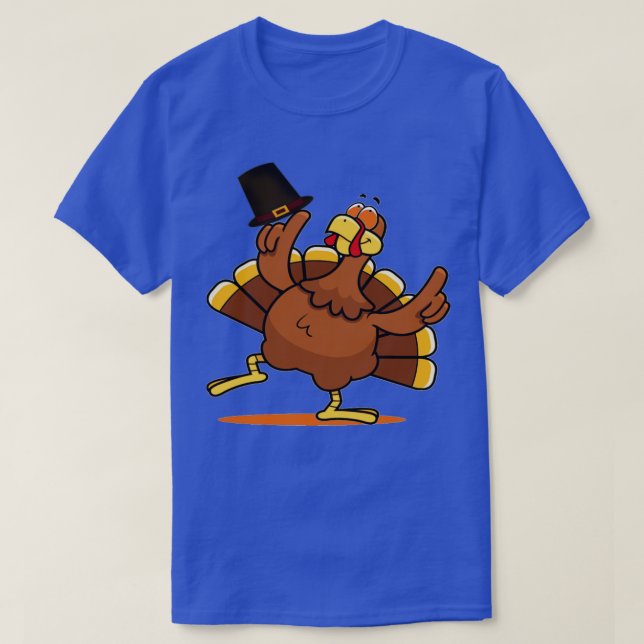 Happy Thanksgiving Turkey Day Funny Gift5 T-Shirt (Design Front)