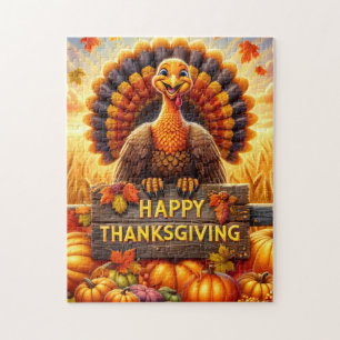 Happy Thanksgiving Turkey Puzzle