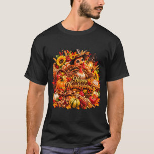 Happy Thanksgiving Turkey  T-Shirt