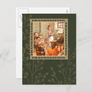 Happy Thanksgiving. Vintage Art Postcards