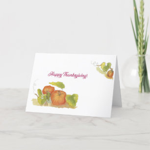 Happy Thanksgiving Wishes - Greeting Card