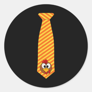 Happy Thanksgiving With Family Thanksgiving Costum Classic Round Sticker