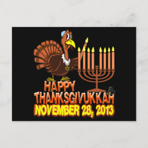 Happy Thanksgivukkah Postcard