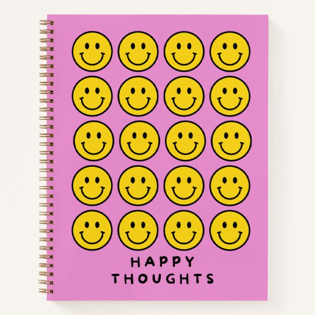 HAPPY THOUGHTS  NOTEBOOK (Front)