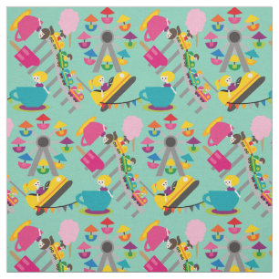 Happy Times Amusement Park Fabric