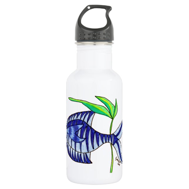 Happy to be Blue 532 Ml Water Bottle (Front)