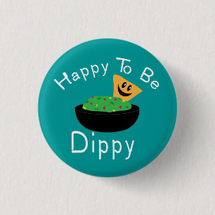 Happy to be Dippy 3 Cm Round Badge