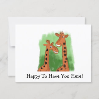 Happy To Have You Here Postcard