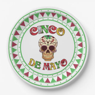 Happy To See You Cinco de Mayo Party Paper Plate