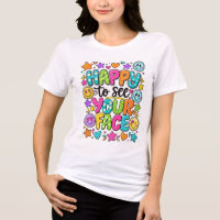 Happy To See Your Face Colourful Smiley Quote