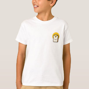 Happy Toast Bread Slice Kids T-Shirt